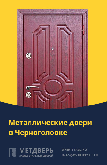 Металические двери в Черноголовке от компании «Метдверь»